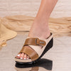 Дамски чехлина платформа  Zarina - Beige