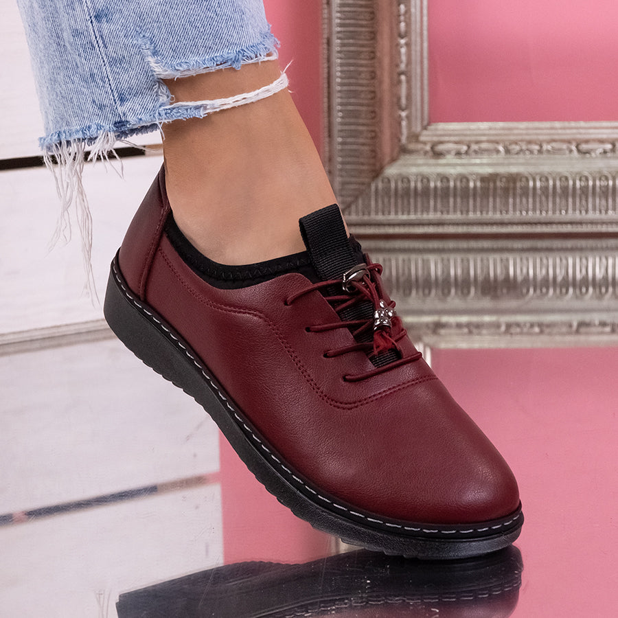 Дамски обувки Leonora - Red