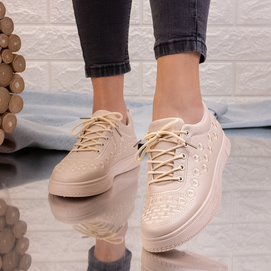 Дамски кецове Verona - Beige