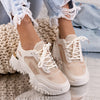 Дамски маратонки Kalinia - Beige