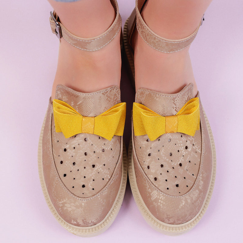 Дамски обувки Casual style  Katalina-Beige | DMR.