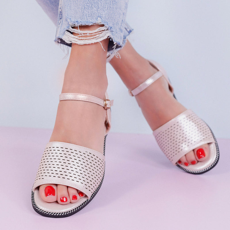 Дамски ниски сандали Alicea-Pink | DMR.