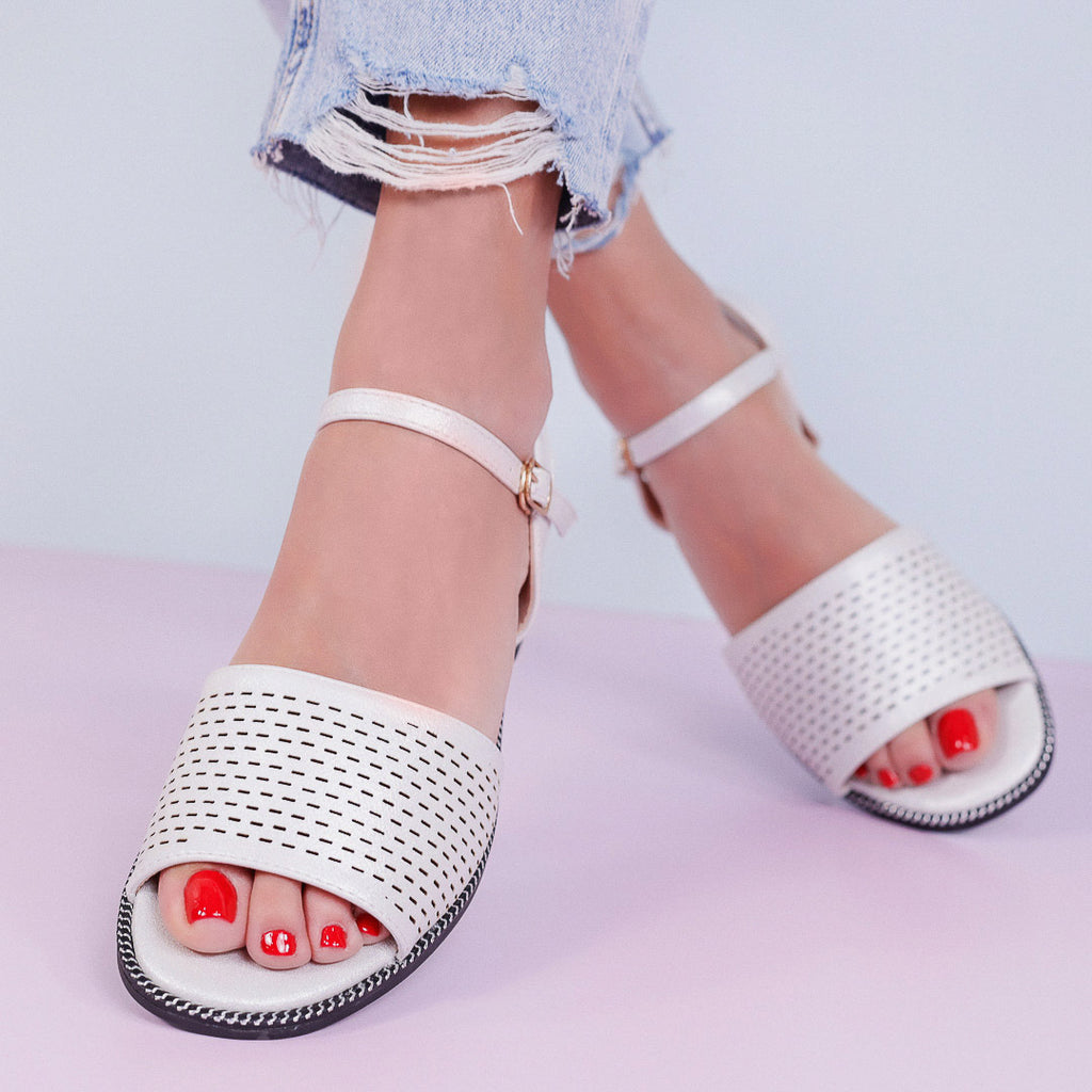 Дамски сандали Alicea-Silver | DMR.