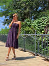 Стилна рокля HILDA - Purple | DMR.