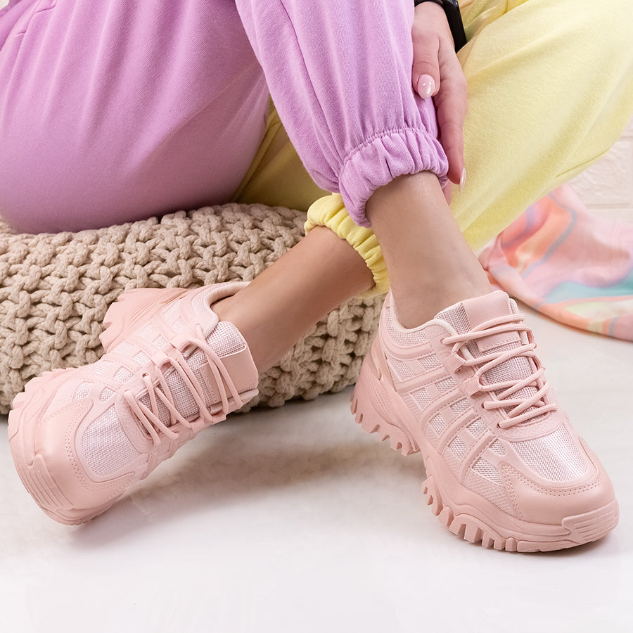 Дамски маратонки Polin - Pink