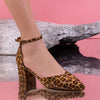 Дамски обувки на ток Zanita - Leopard