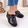 Дамски чехли на платформа Salmina - Black