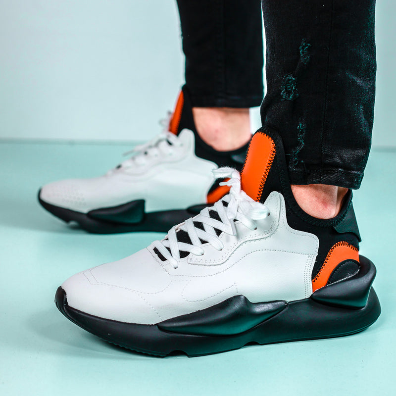 Мъжки маратонки Paul-White/Orange | DMR.