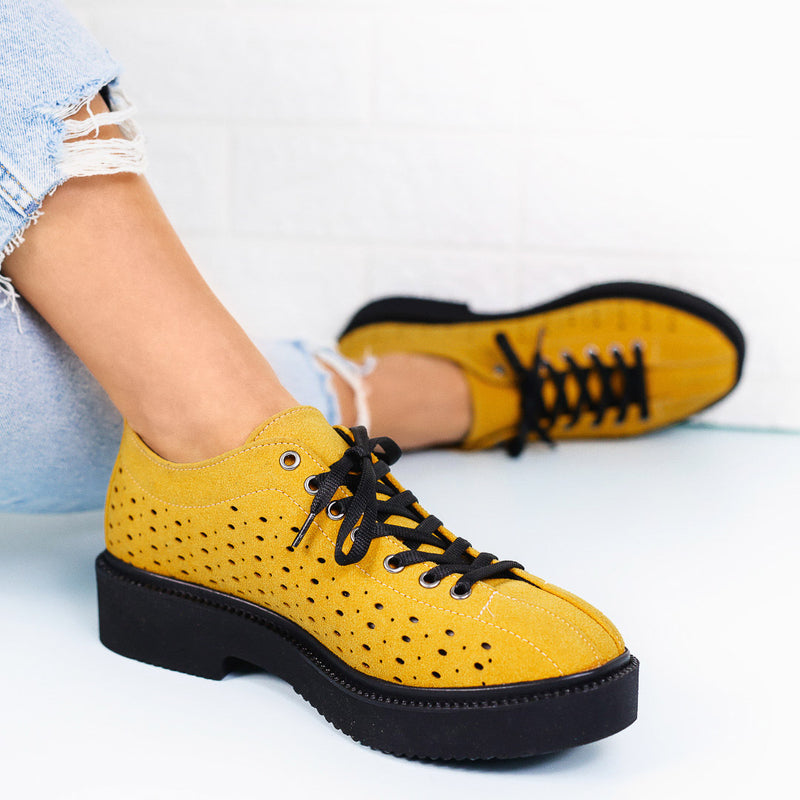 Дамски обувки Lyla-Yellow | DMR.