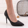 Дамски обувки на ток Leonor - Black