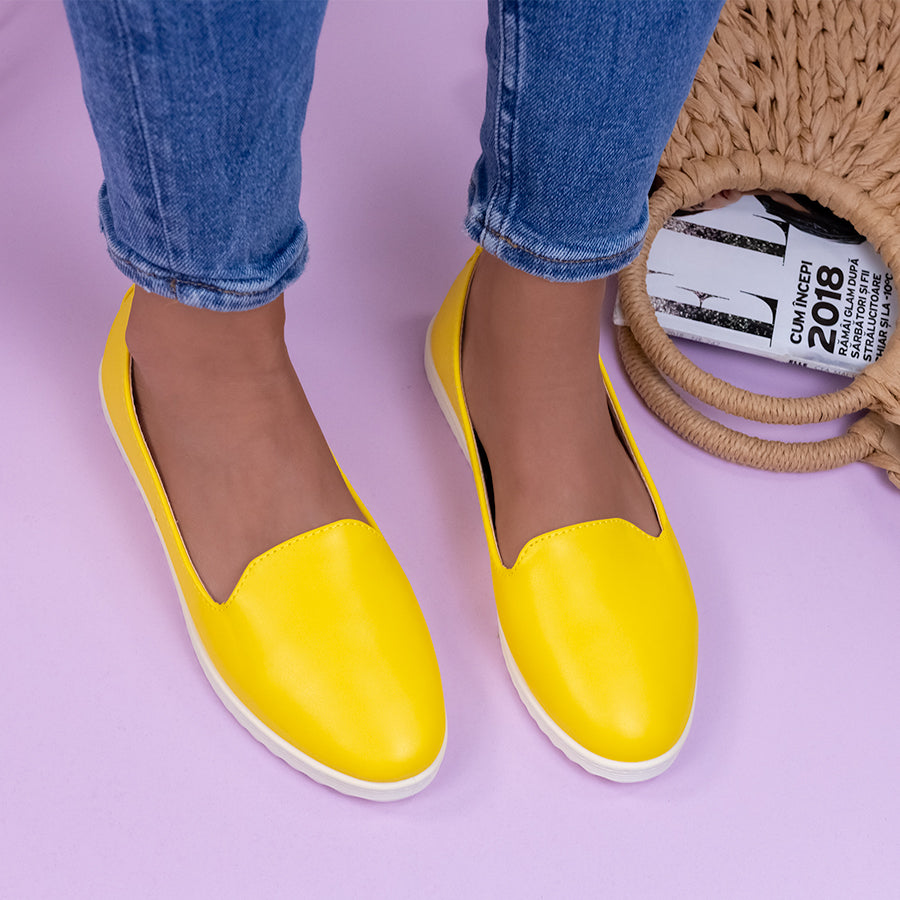 Дамски обувки Kailin - Yellow | DMR.