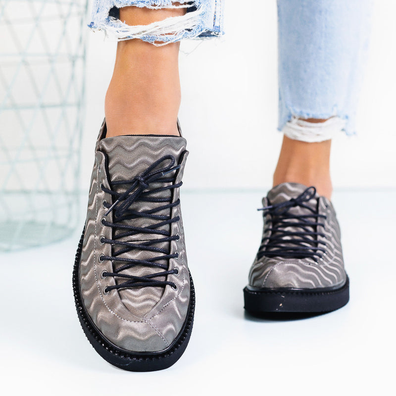 Дамски обувки Aria-Silver | DMR.