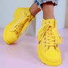 Дамски кецове Steffy-Yellow | DMR.