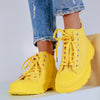 Дамски кецове Steffy-Yellow | DMR.