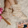 Дамски летни чизми Yollita Mid - Beige | DMR.