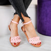 Дамски ниски сандали Moni-Pink | DMR.