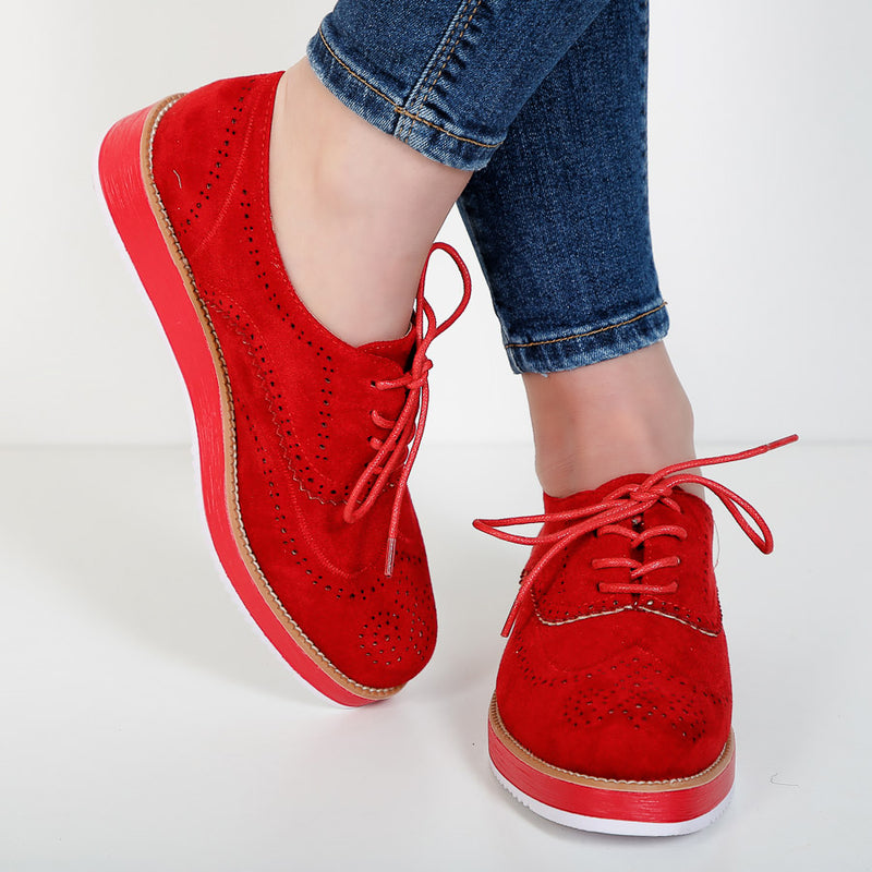 Дамски обувки Andreea - Red | DMR.