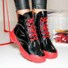 Дамски боти Steffy - Black/Red | DMR.