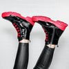 Дамски боти Steffy - Black/Red | DMR.